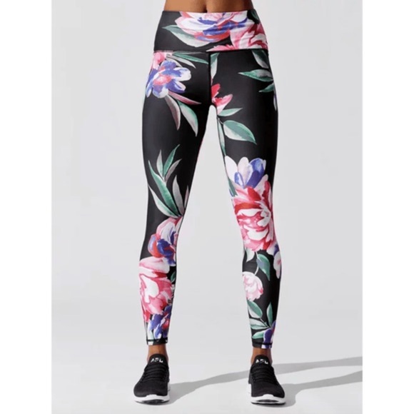 Carbon38 Romantic Floral High Rise Full Length Leggings - Picture 3 of 10